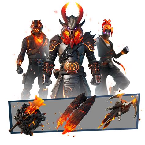 Fortnite Magma Masters Pack Item Bundle Png Pictures Images