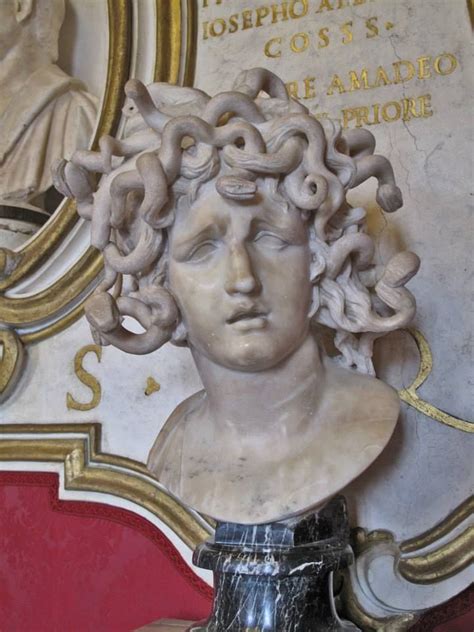 Bust Of Medusa Gian Lorenzo Bernini Musei Capitolini Rome