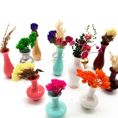 Miniatures Miniature Flower Vase Miniature Vase Dollhouse Flowers