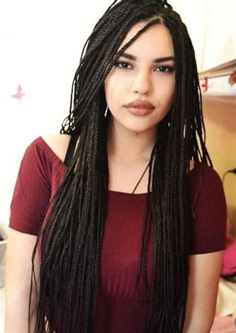 The best braids style to rest your hair is cane rows. 35 Awesome Box Braids Hairstyles You Simply Must Try ...