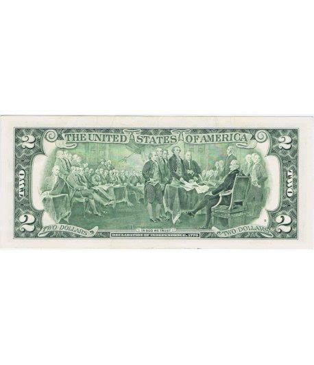 Billete Estados Unidos Dollars F Jefferson