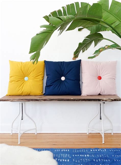 Colorful Diy Tufted Pillows Diy Decor Colorful Diy Home Diy