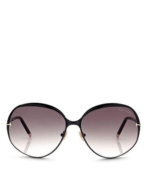 Tom Ford Yvette Round Sunglasses 60mm Bloomingdales