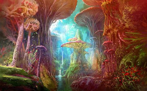 fantasy mushroom fantasy art landscapes fantasy landscape landscape art giant mushroom
