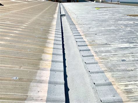 Valley Gutter Repair Metal Roof Spray Tec Commercial