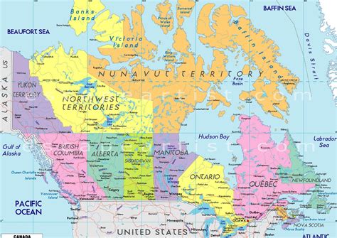 Canada Map Detailed Share Map