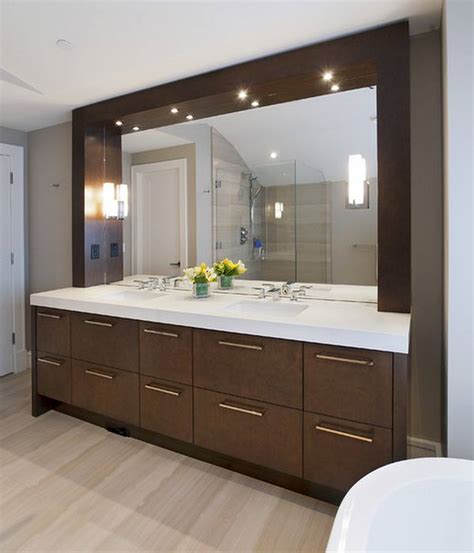 100% price match and free shipping at ylighting.com. Bathroom: Enchanting Large Framed Bathroom Mirrors ...