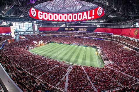 My seat at mercedes benz stadium for la rams vs atlanta falcons: Mercedes-Benz Stadium | Atlanta United FC