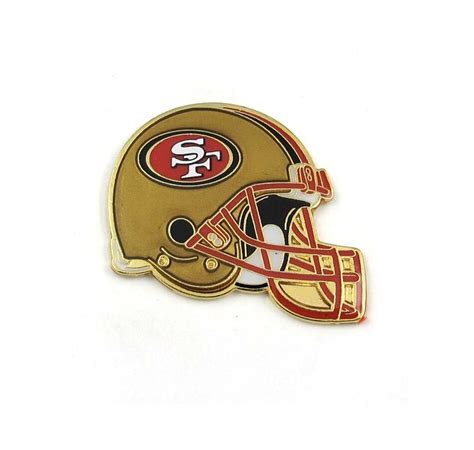 Nfl San Francisco 49ers Team Helmet Pins 2 Pack 49ers Helmet Pin