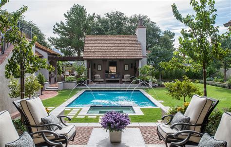 English Tudor Cottage Traditional Pool Phoenix By Jsaarchitect