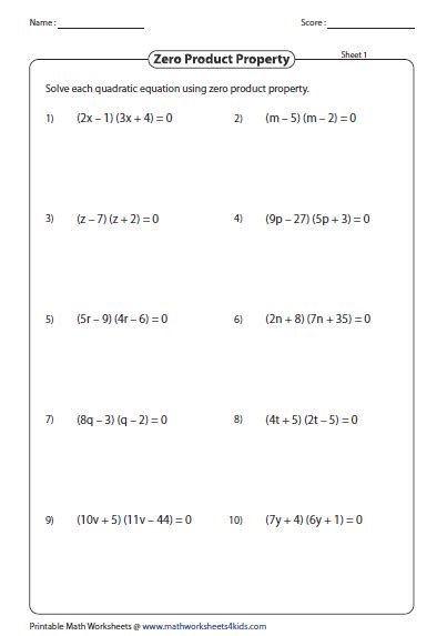 Algebra 2 Quadratic Word Problems Worksheet Answers Kidsworksheetfun