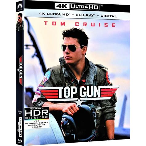 Top Gun Blu Ray 4k Ultra Hd Edição Com Luva Dublado E Legendado