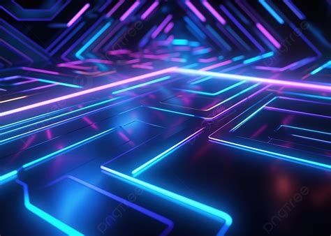 Cyber Punk Gaming Neon Light Esport Sci Fi Futuristic Background