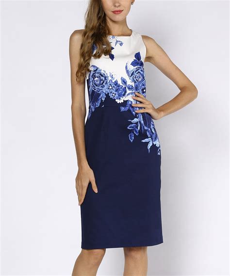 Take A Look At This Coeur De Vague Blue And White Floral Sleeveless