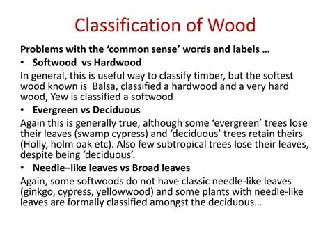 Ppt Wood Identification Powerpoint Presentation Free Download Id
