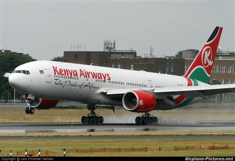 5y Kqt Kenya Airways Boeing 777 200er At London Heathrow Photo Id