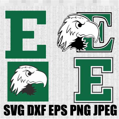 Eastern Michigan Eagles Svg Png Jpeg Dxf Digital Cut Vector Inspire