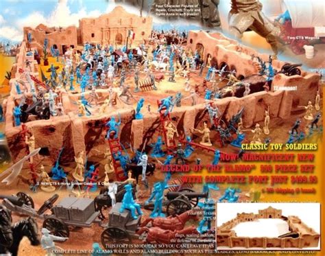 Giant Legend Of The Alamo Playset 500 Pieces Sandh 90 Over Sized