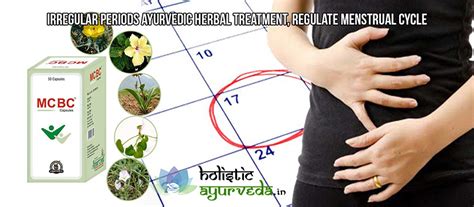 Irregular Periods Ayurvedic Herbal Treatment Regulate Menstrual Cycle
