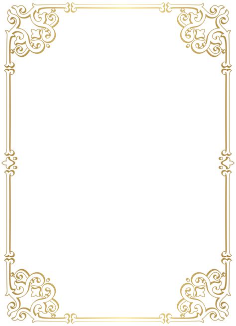 Decorative Border Frame Png Clip Art Gallery Yopriceville High