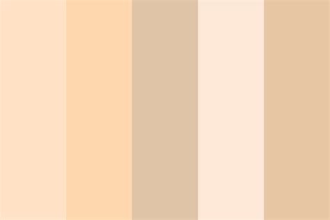 Human Skin Color Palette