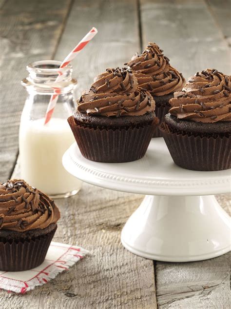 Buttermilk Chocolate Cupcakes Recipe From Taste Of Home — Shared By Ellen Moore Of Springfield