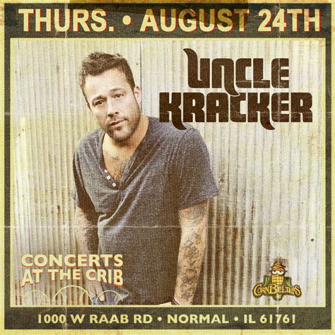 Concerts At The Crib Uncle Kracker Normal Cornbelters