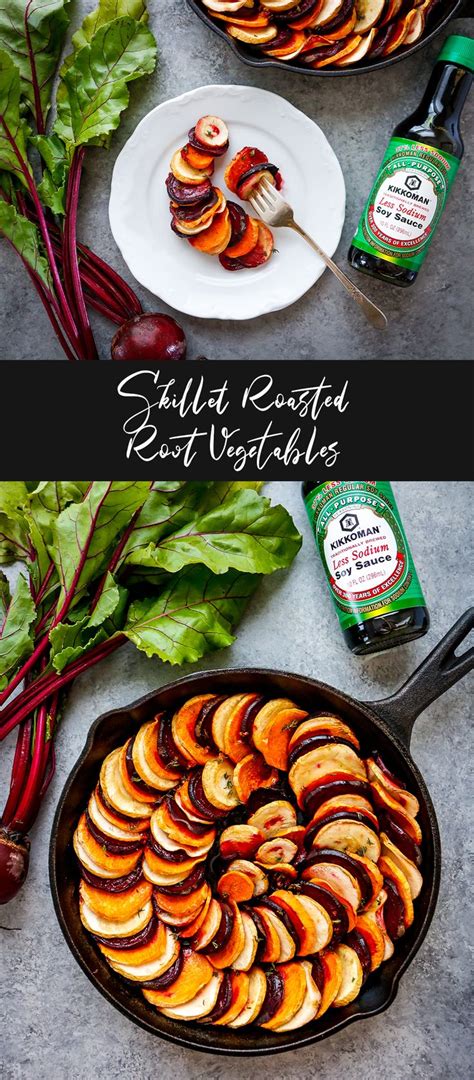 Skillet Roasted Root Vegetables Kikkoman Home Cooks Recipe