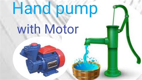 How To Install Hand Pump With Motor Youtube