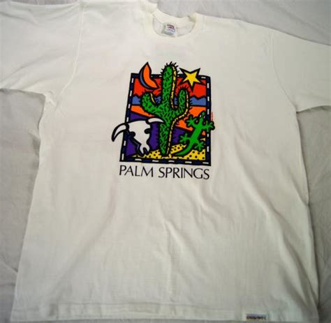 palm springs vintage 80 s tee by crazy shirtsask a questio defunkd