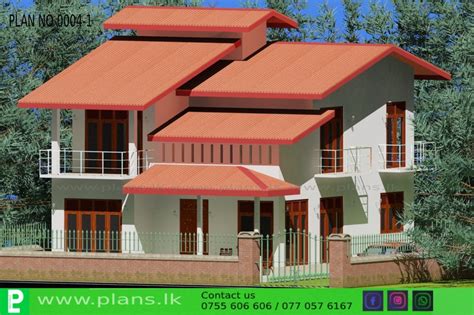 Single Story Simple Modern House Floor Plans In Sri Lanka