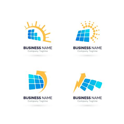 Logotipo Energia Solar Vectores Iconos Gráficos Y Fondos Para