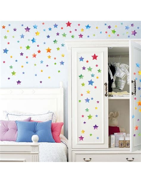 Vinilo Infantil Estrellas Multicolor Vinilos Decorativos Infantiles