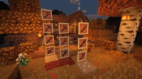 Download Texture Pack Autumn For Minecraft Bedrock Edition