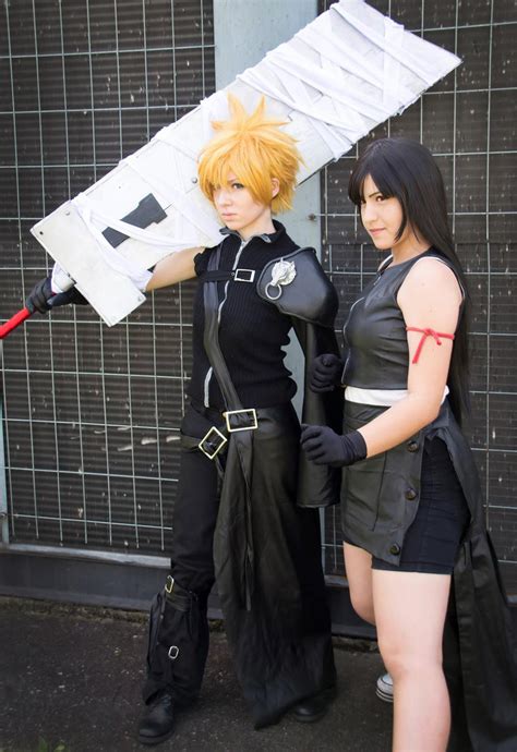 Cloud And Tifa Final Fantasy Vii By Opposites On Deviantart