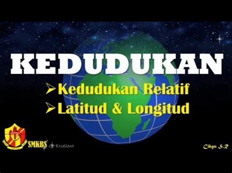 Berikut ini adalah cara mengetahui latitud longitud melalui perangkat hp via aplikasi google maps yang sudah kamu download di playstore atau appstore. Bab 2 Geografi Ting. 1: KEDUDUKAN Kedudukan Relatif dan ...