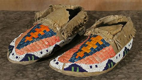 Northern Plains Moccasins With Pueblo Modifications Meyers Collection