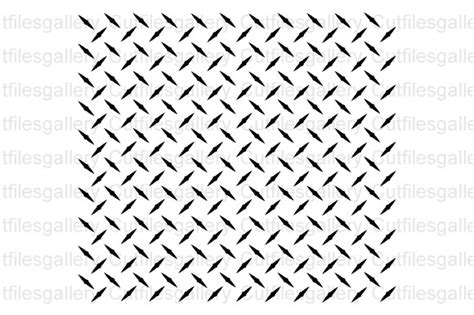 Diamond Plate Pattern Svg Texture Svg Graphic By Cutfilesgallery