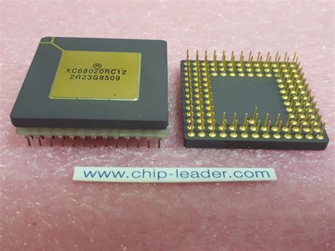 1x Motorola Xc68020rc12 Ic Risc Microprocessor 32 Bit125mhz Cmos