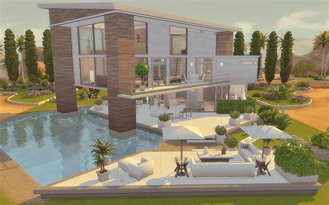 Via Sims House 19 The Sims 4 In 2020 Sims House Sims 4 Modern House