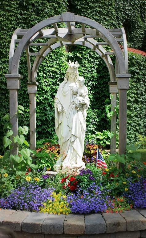 Virgin Mary Garden Statue Grotto Gardenbz