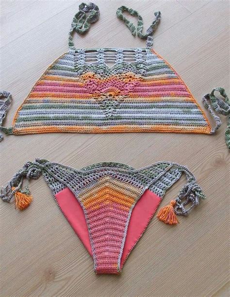 Aprende A Tejer Este Hermoso Bikini Paso A Paso Crochet