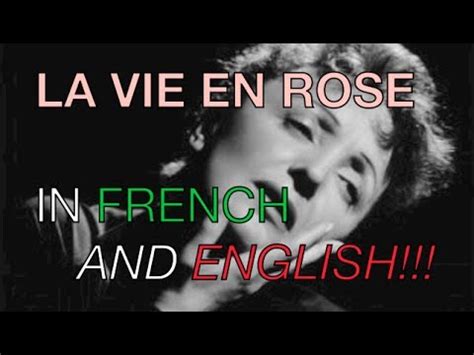 La Vie En Rose Edith Piaf English - domlava