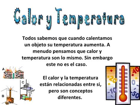 Cuadro Comparativo Del Calor Y La Temperatura Slingo