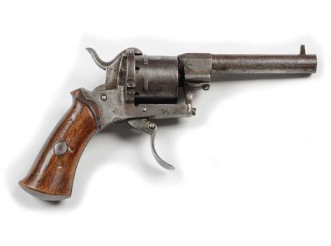 Belgium Pinfire Double Action Revolver