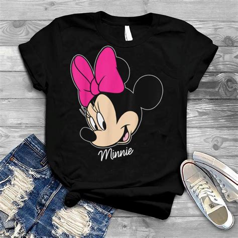 Disney Mickey And Friends Minnie Mouse Big Face T Shirt