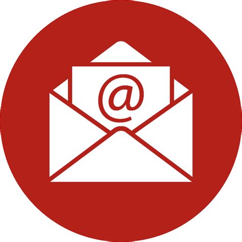 Mail Icon Png Red