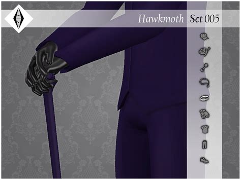The Sims Resource Hawkmoth Set005 Ring Cane