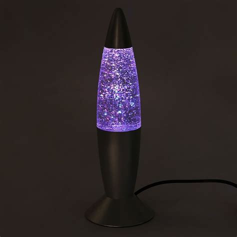 3d Rocket Multi Color Changing Lava Lamp Rgb Led Glitter Night Light
