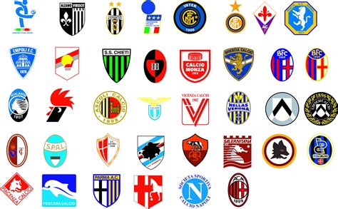 Italy Football Soccer Teams Logos Cdr Svg Pdf Dxf High Resolution Instant Download